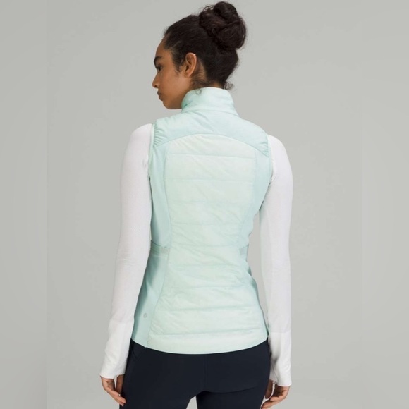 Lululemon Down For It All Vest Delicate Mint Womens 6 - Picture 9 of 10